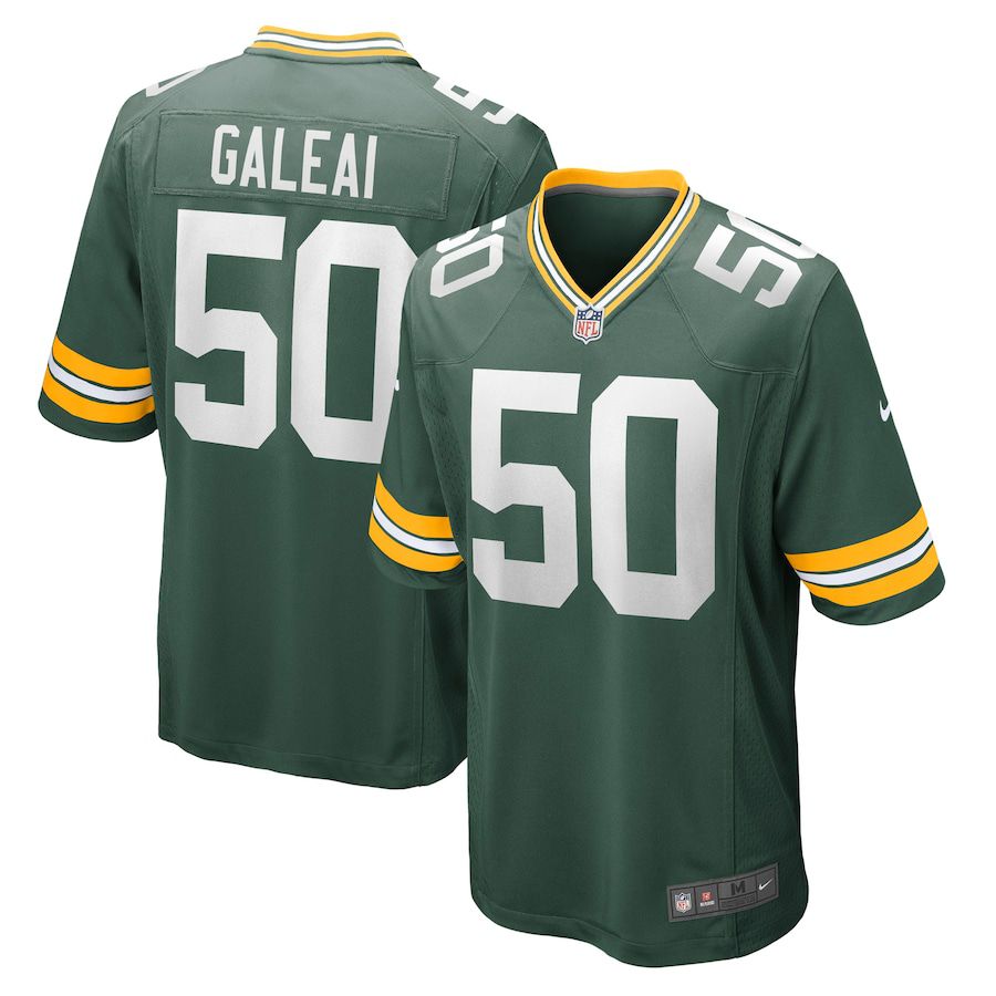 Men Green Bay Packers #50 Tipa Galeai Nike Green Game Player NFL Jersey